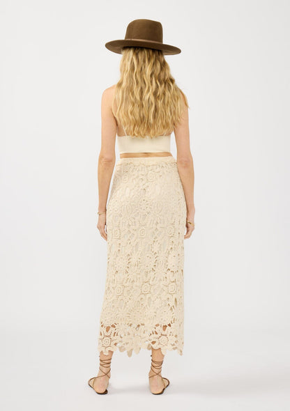 Suri Crochet Midi Skirt