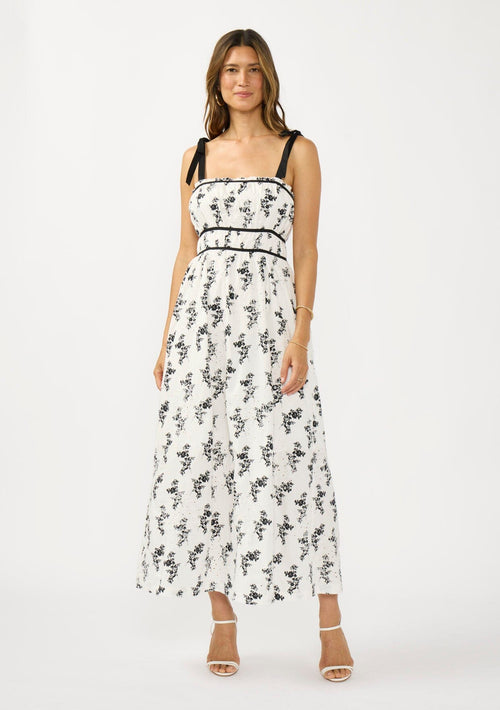 Nola Eyelet Midi Dress