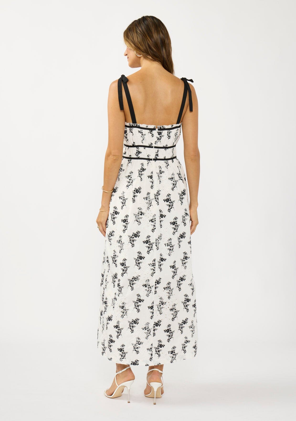 Nola Eyelet Midi Dress