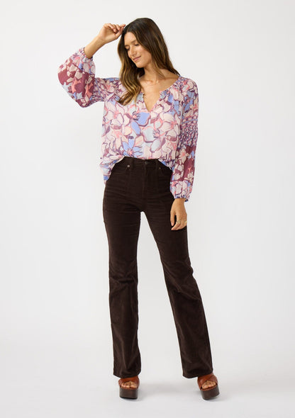 Wisteria Floral Blouse