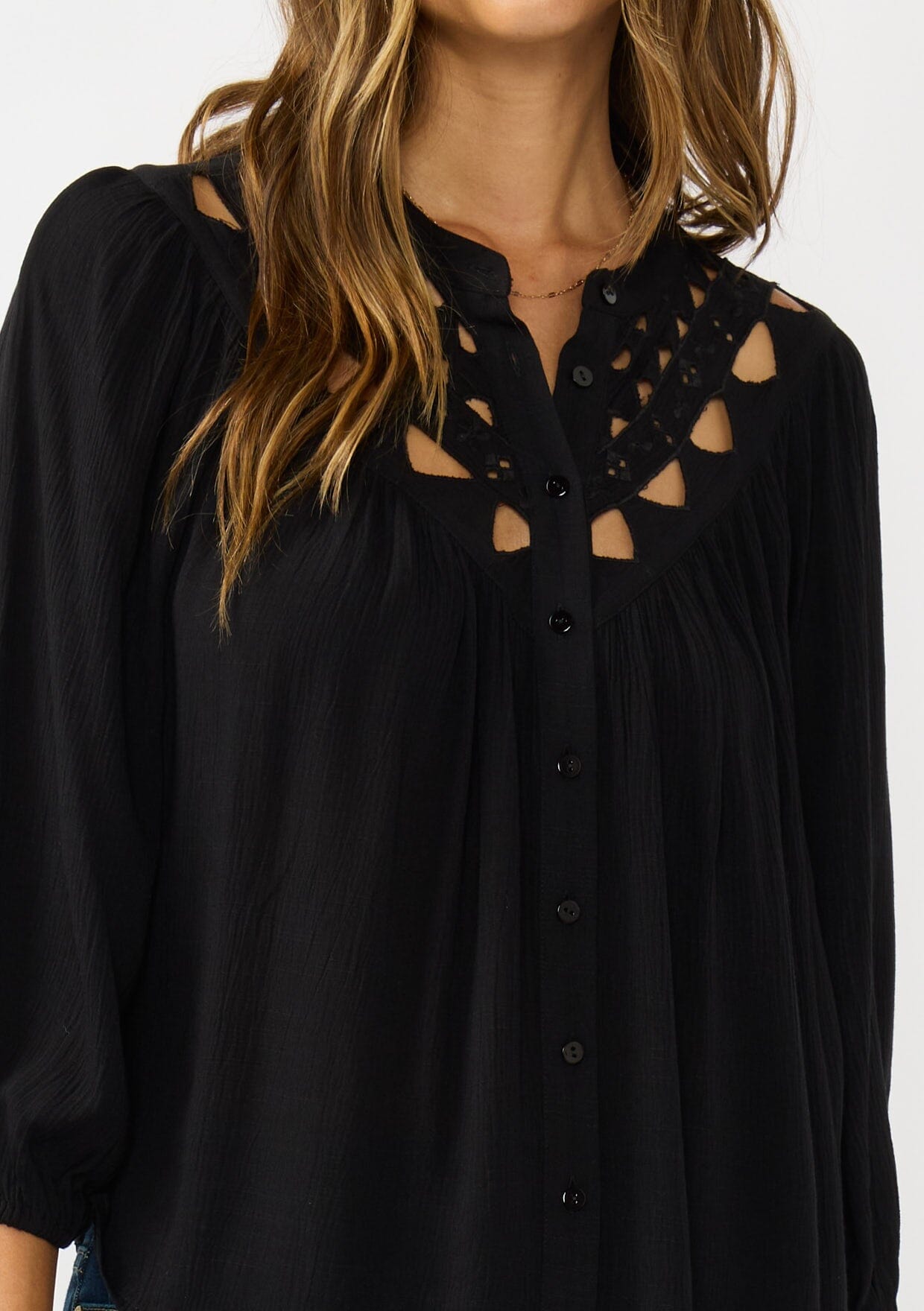Orlena Cutout Blouse