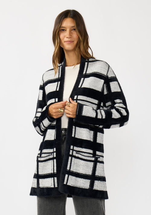 Reese Plaid Cardigan