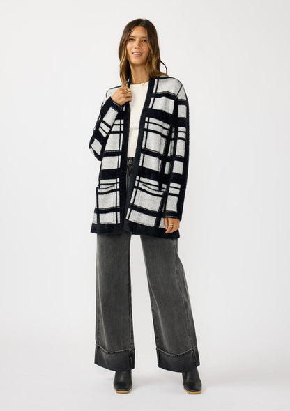Reese Plaid Cardigan