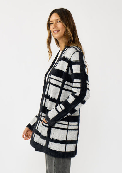 Reese Plaid Cardigan
