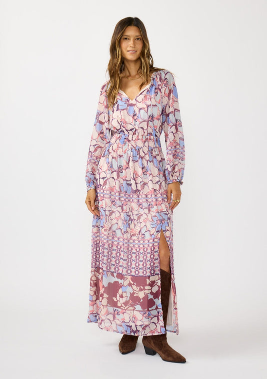 Wisteria Floral Maxi Dress