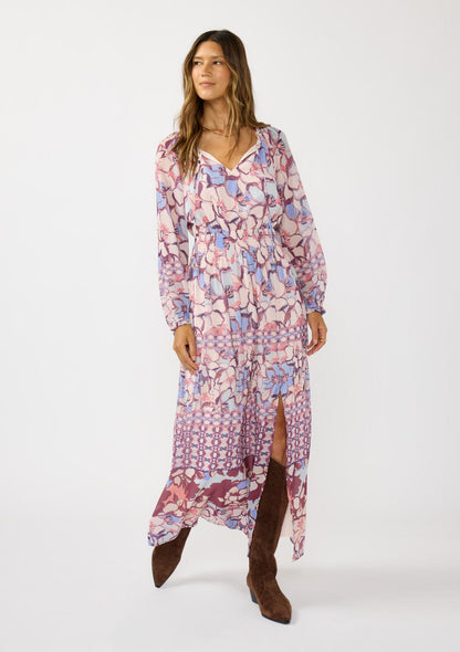 Wisteria Floral Maxi Dress