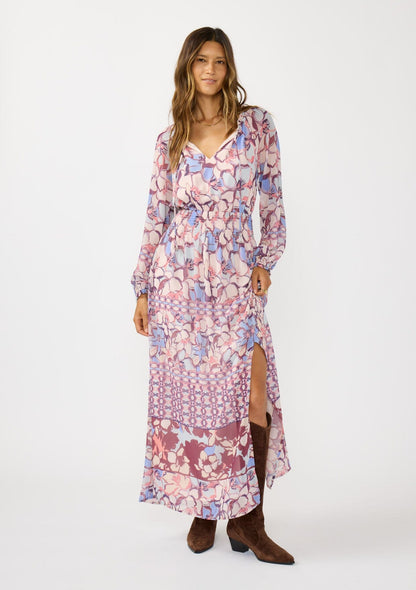 Wisteria Floral Maxi Dress