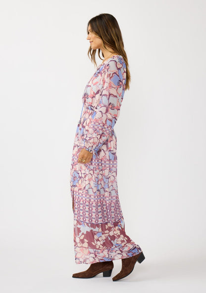 Wisteria Floral Maxi Dress