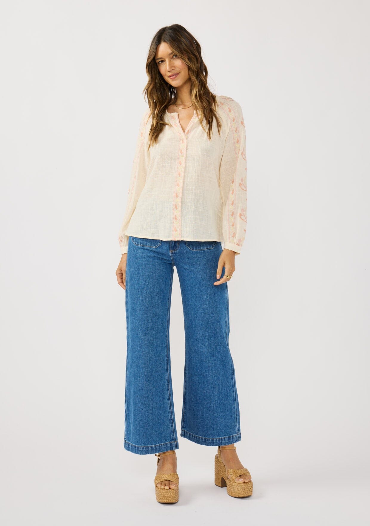Quinn Embroidered Blouse