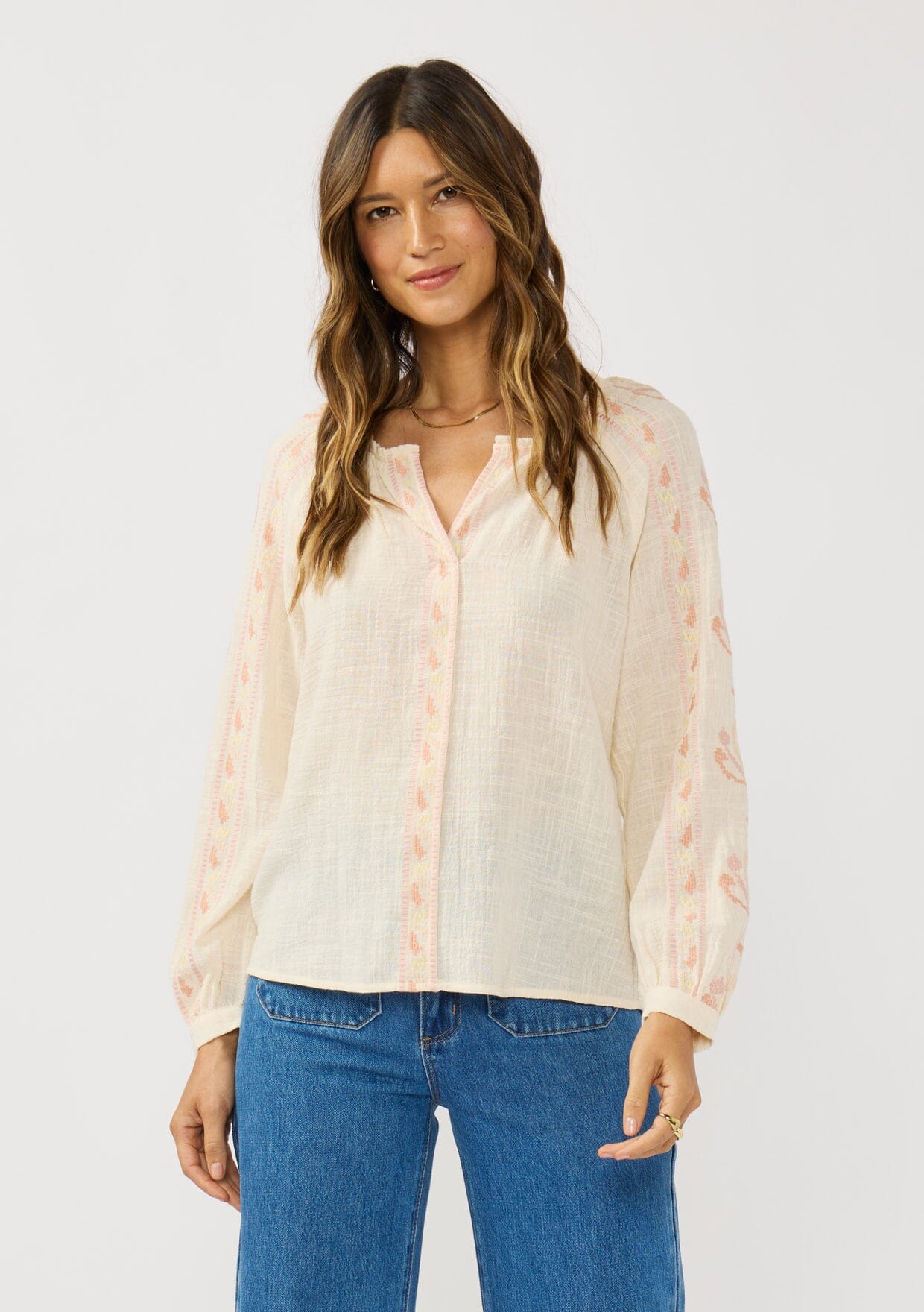 Quinn Embroidered Blouse