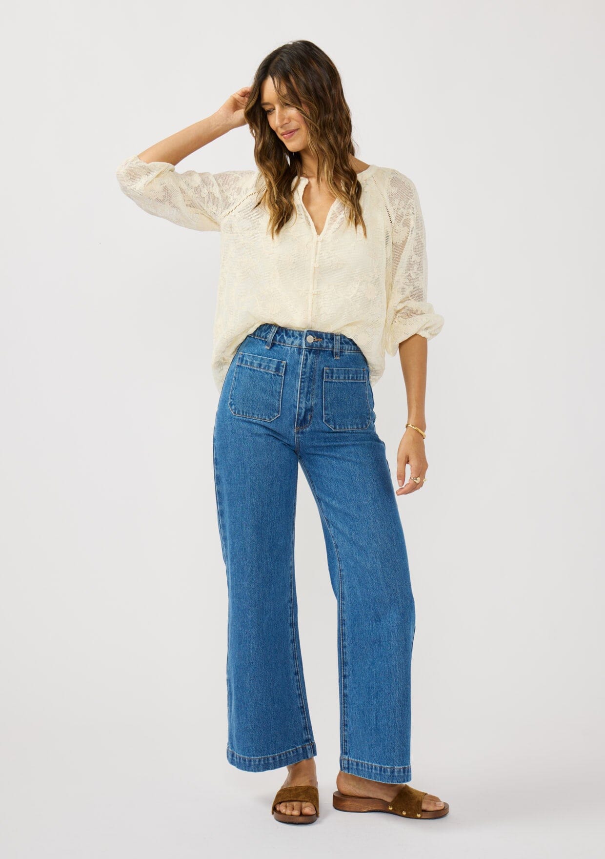 Kaelen Sheer Blouse