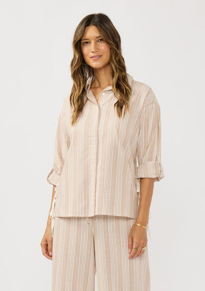 Long Voyage Side-Tie Shirt