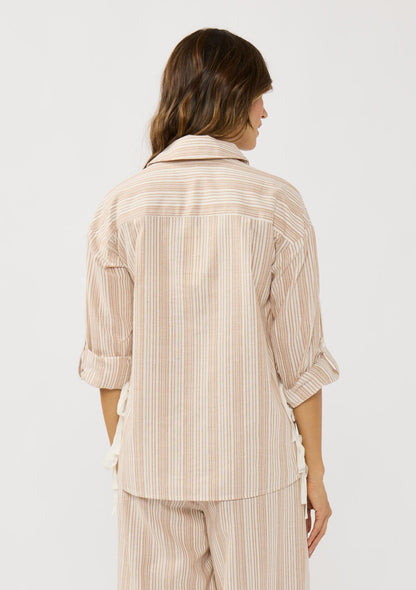 Long Voyage Side-Tie Shirt