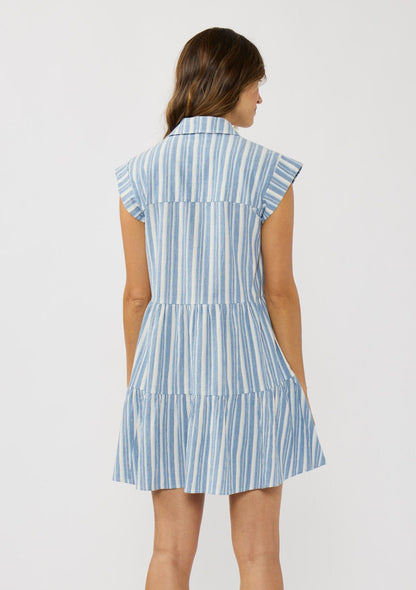 Nautica Striped Mini Dress