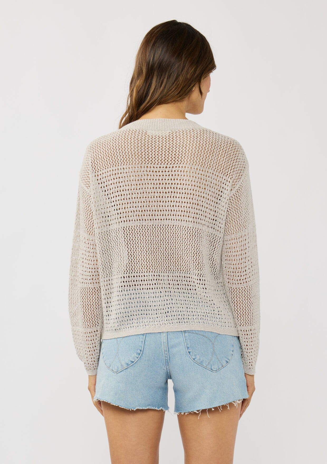 Amaya Metallic Knit Top