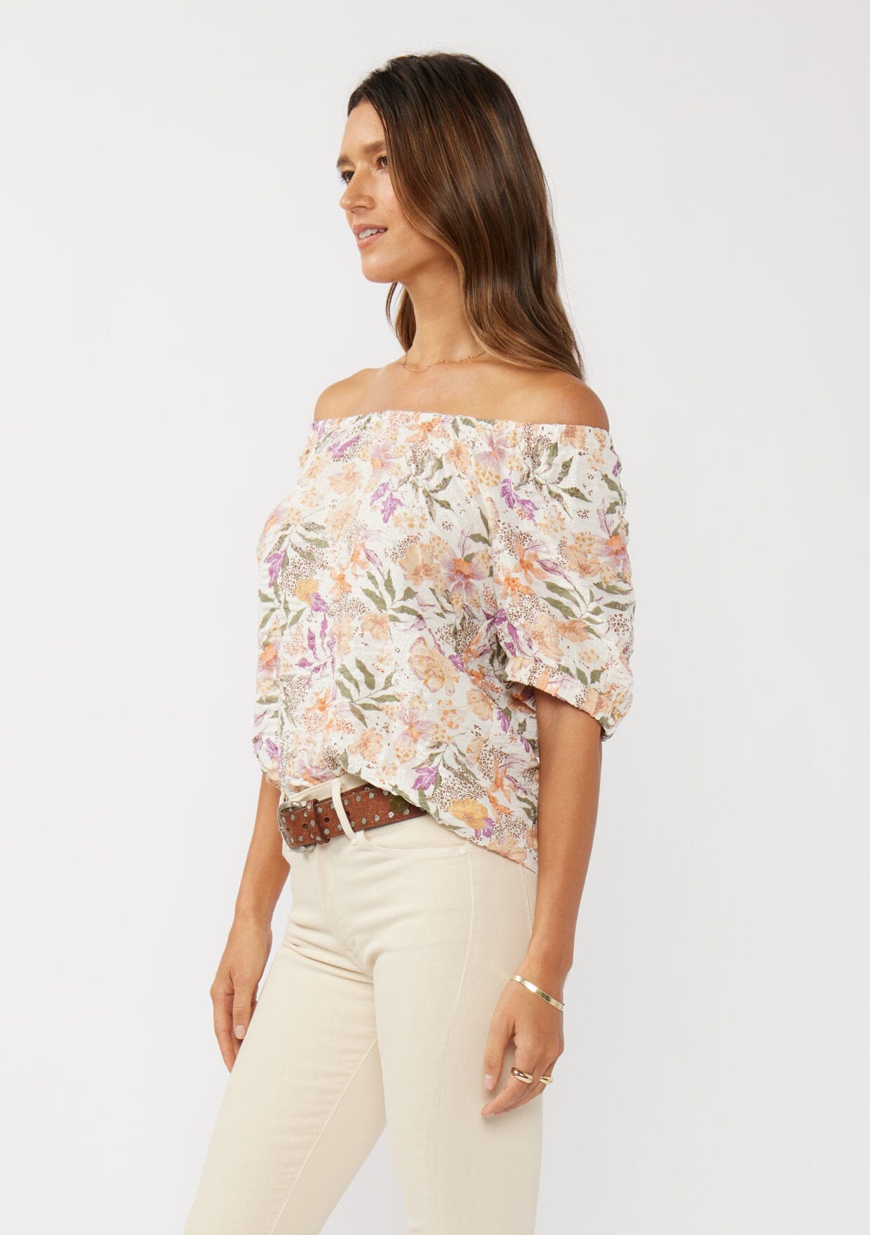 Maris Off Shoulder Floral Top