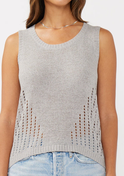 Nadia Open Knit Tank Top