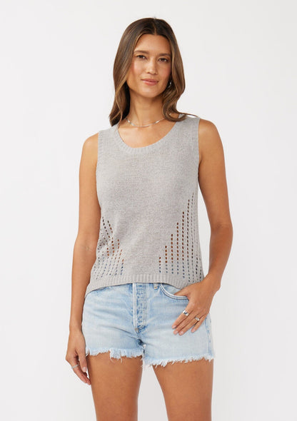 Nadia Open Knit Tank Top