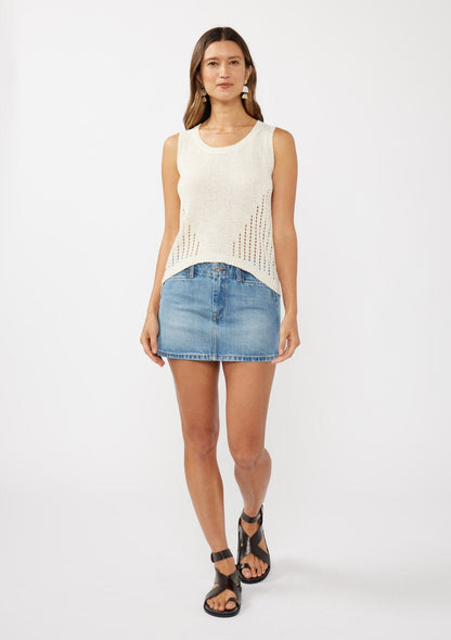 Nadia Open Knit Tank Top