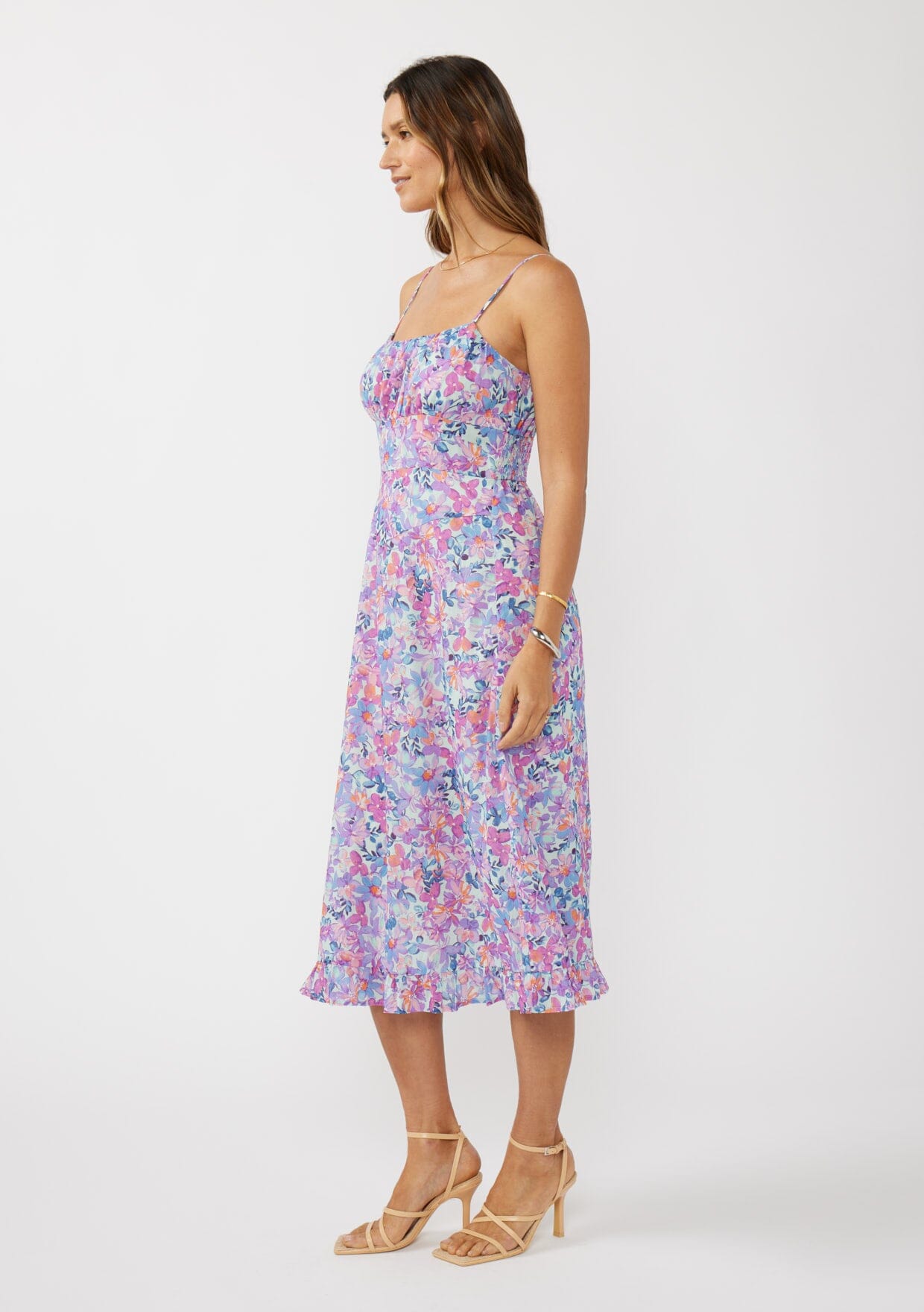 Kaya Floral Midi Dress