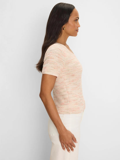 Textured Wave Sweater Tee