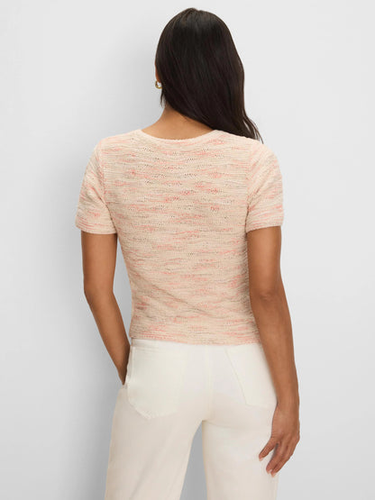 Textured Wave Sweater Tee