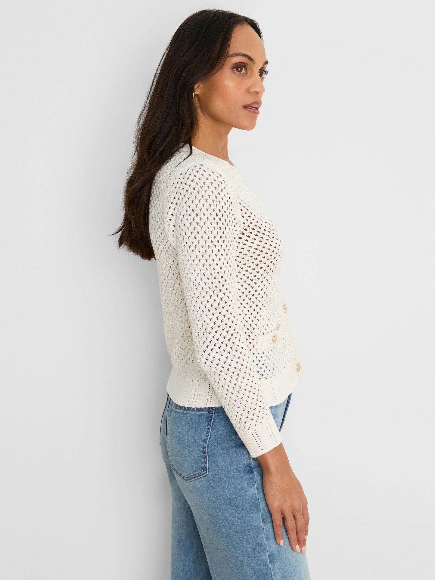 Sequin Glow Cardigan