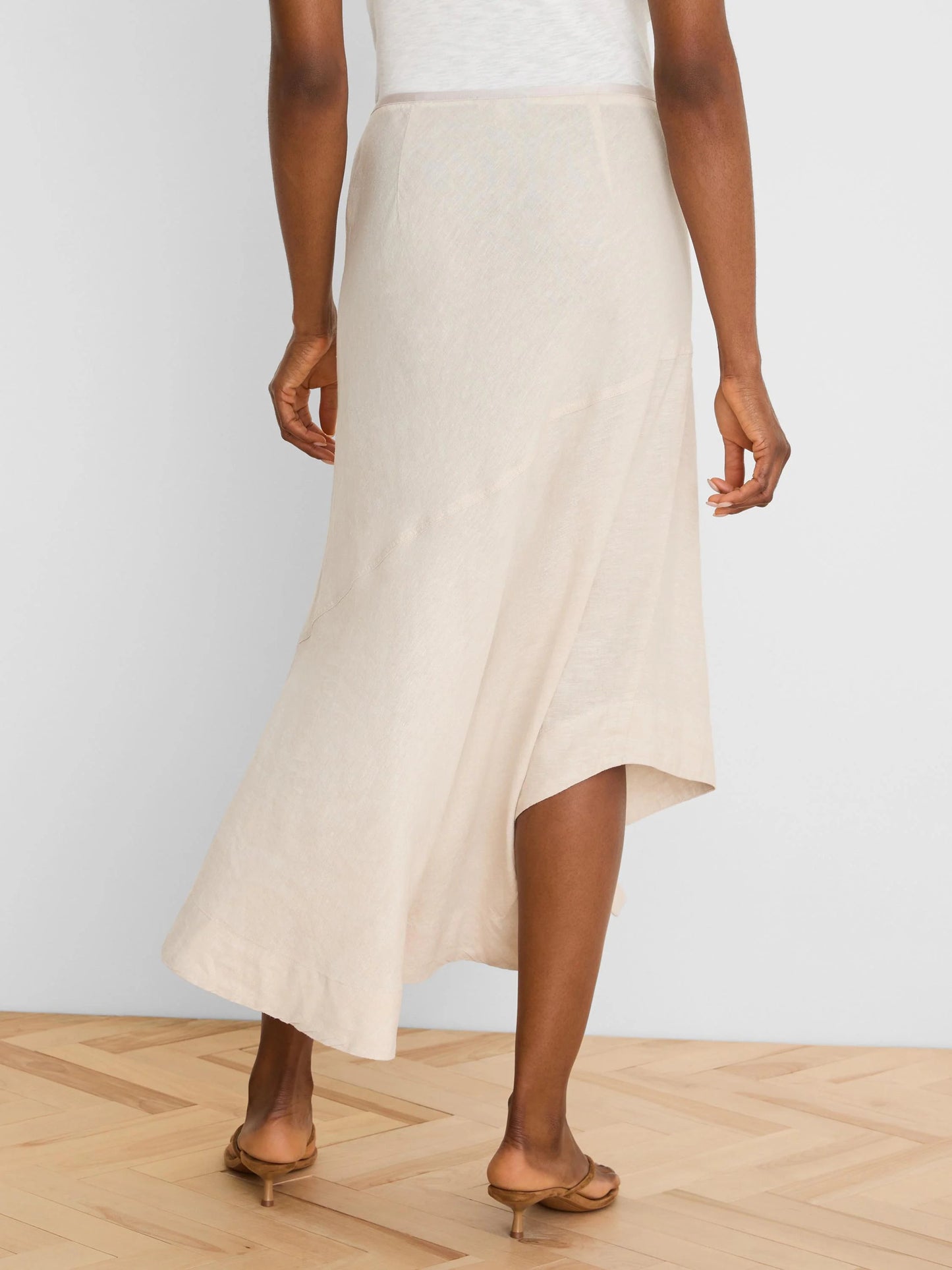 Long Engagement Rumba Linen Skirt