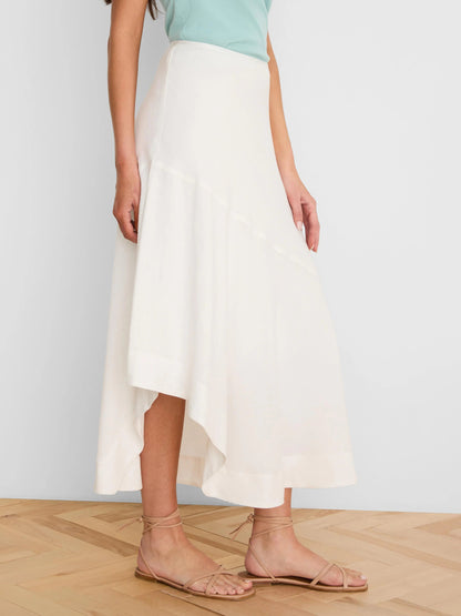 Long Engagement Rumba Linen Skirt