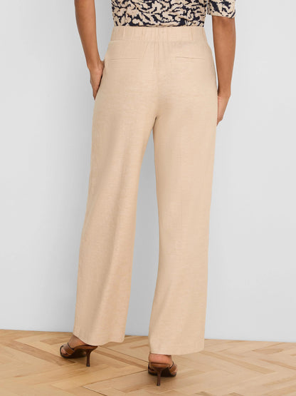Lenox Wide Leg Stretch Linen Pant