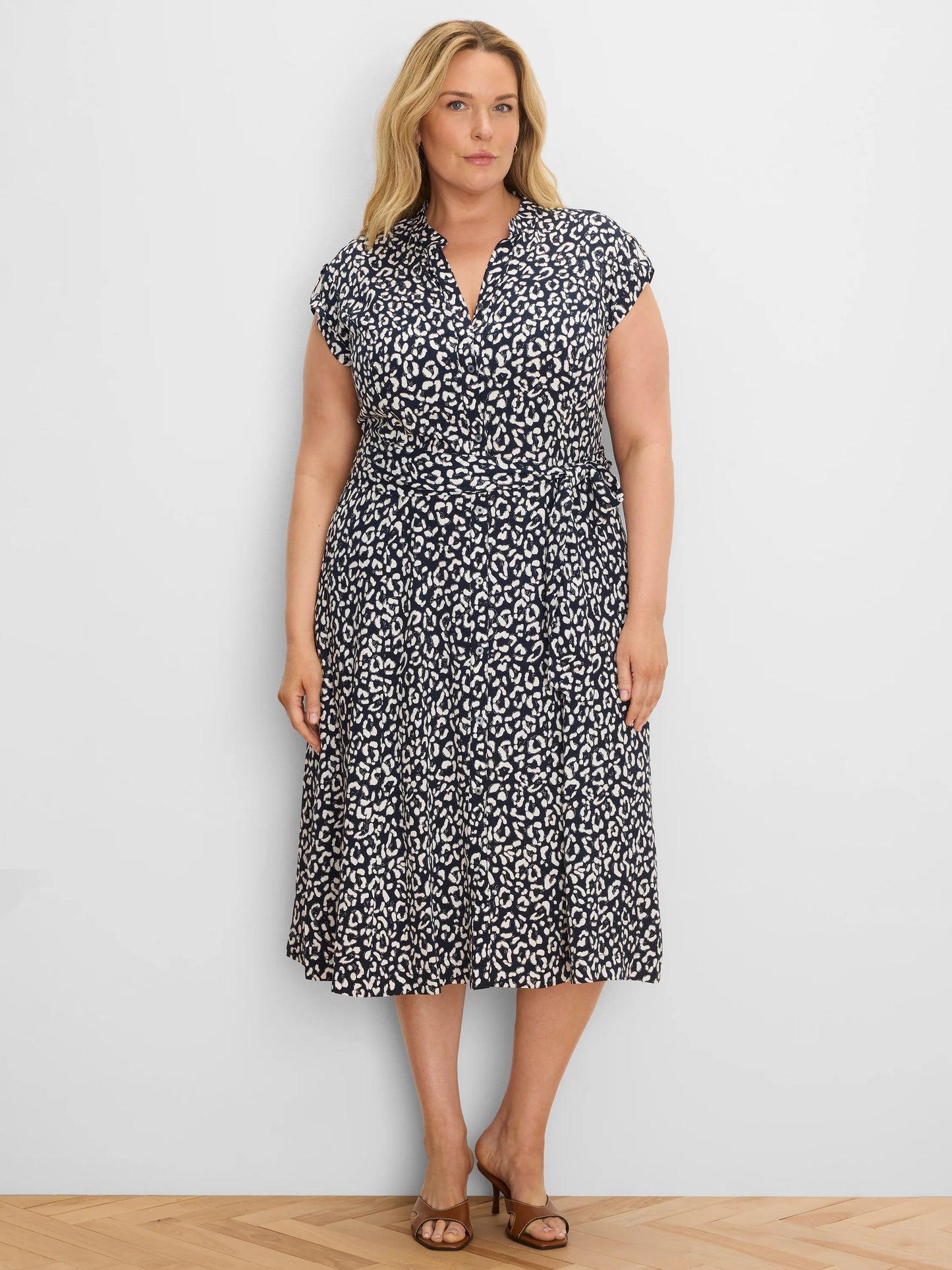 Leopard Sketch Sonni Dress