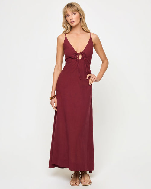 Mabel Maxi Dress - Sangria