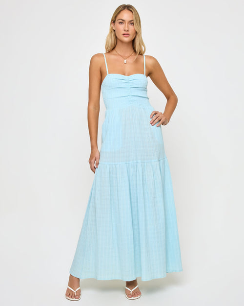 Mallorca Dress - Ibiza Blue