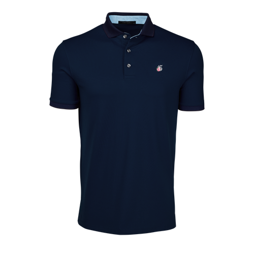 Floral "G" Crowley Short Sleeve Polo