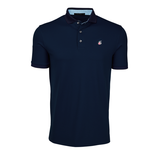 Floral "G" Crowley Short Sleeve Polo