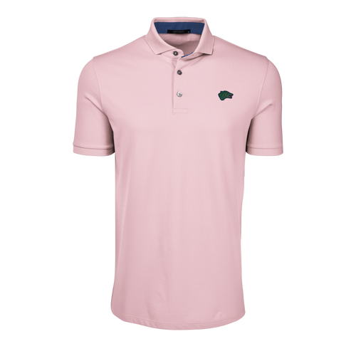 Members Only Green Wolf Crowley Short Sleeve Polo