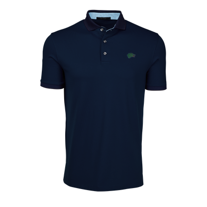 Members Only Green Wolf Crowley Short Sleeve Polo