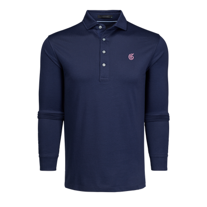Gothic "G" Omaha Long Sleeve Polo