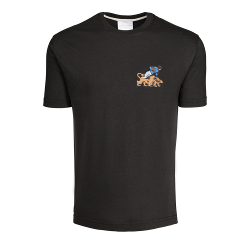 Detroit Lions Vintage Blackout Natural Heavyweight Tee