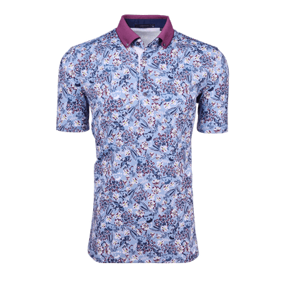 Desert Floral Short Sleeve Polo