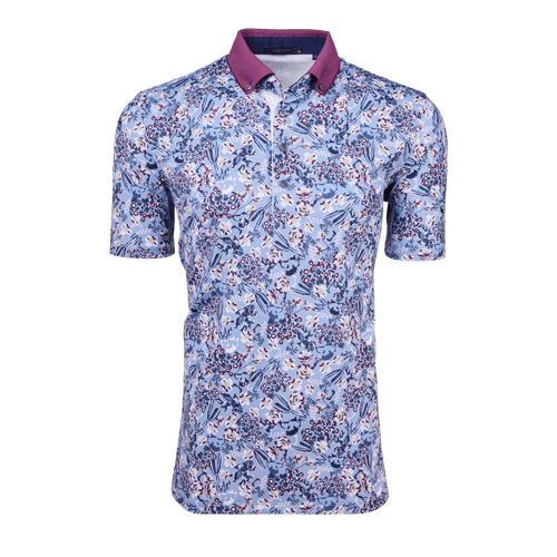 Desert Floral Short Sleeve Polo