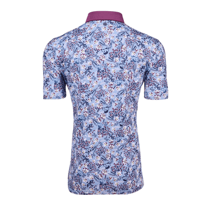 Desert Floral Short Sleeve Polo