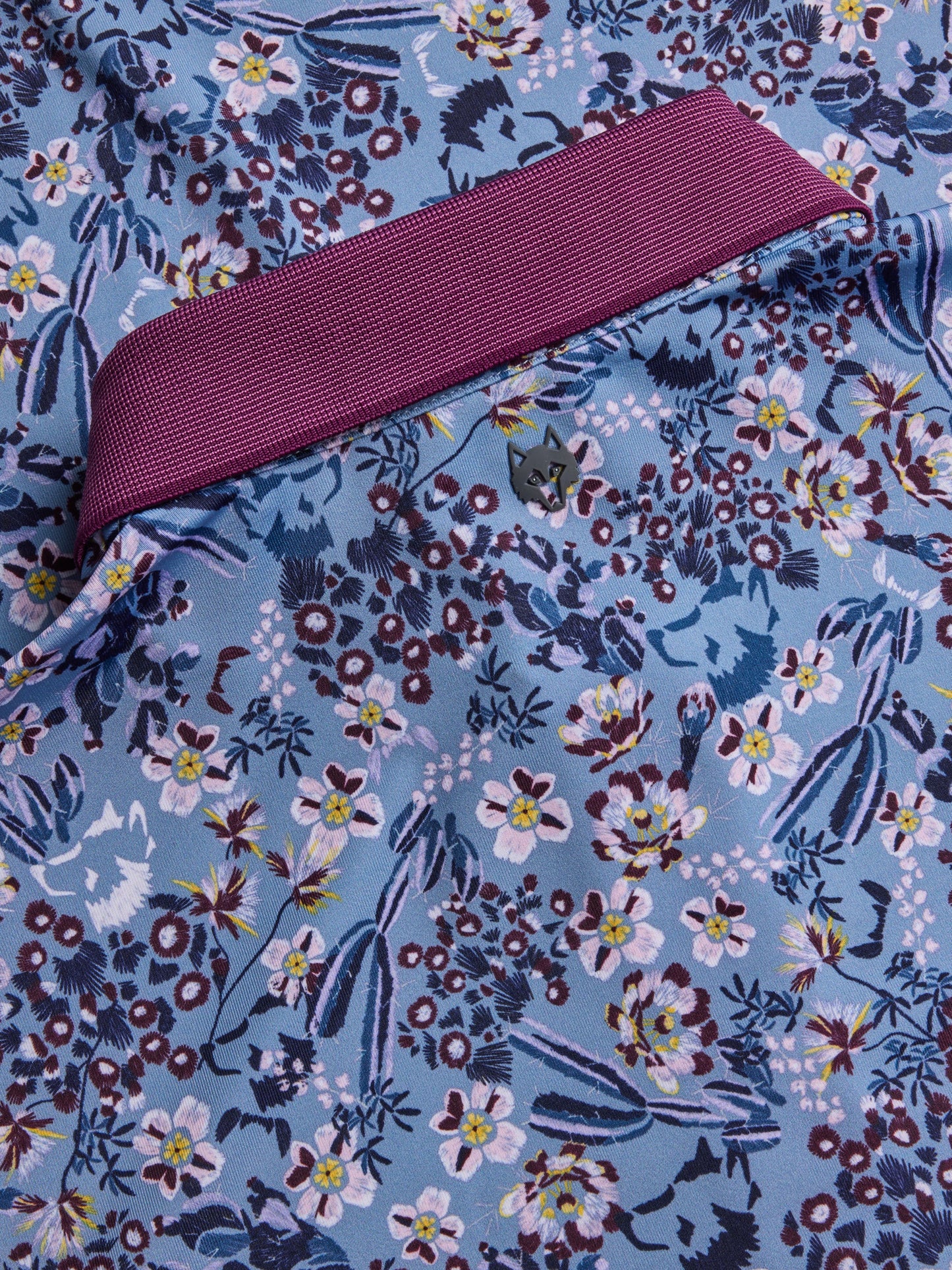 Desert Floral Short Sleeve Polo
