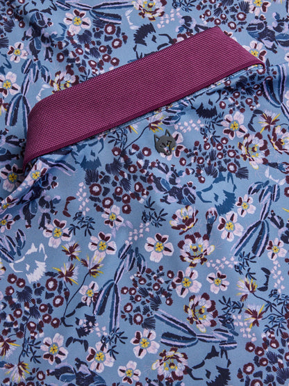 Desert Floral Short Sleeve Polo