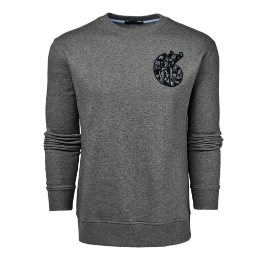 Old English "G" Chenille Aspen Crewneck