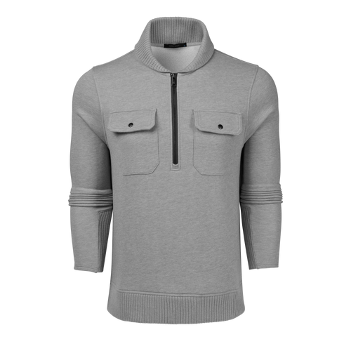 Utah Shawl Collar Half-Zip Sweater