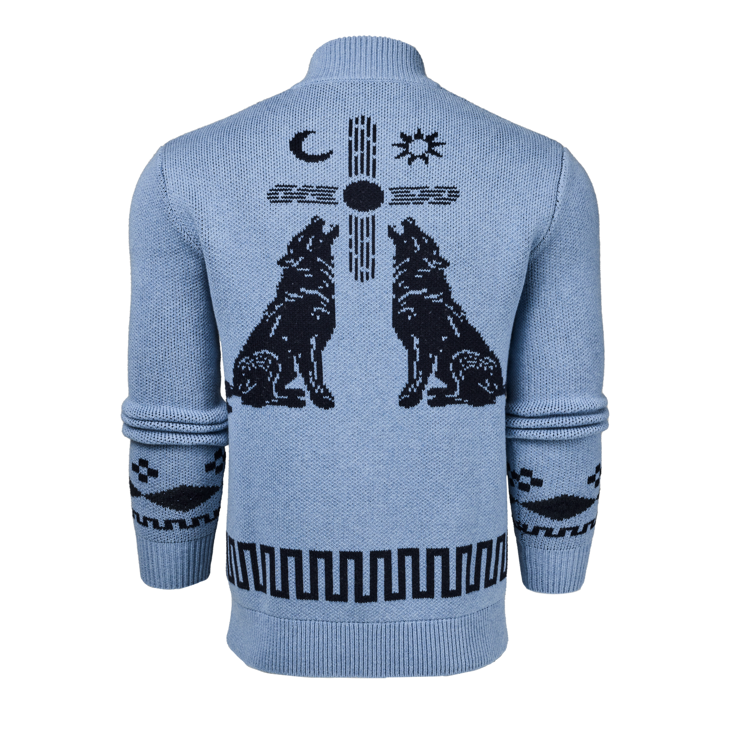 Howling Moon Full-Zip Shawl Cardigan