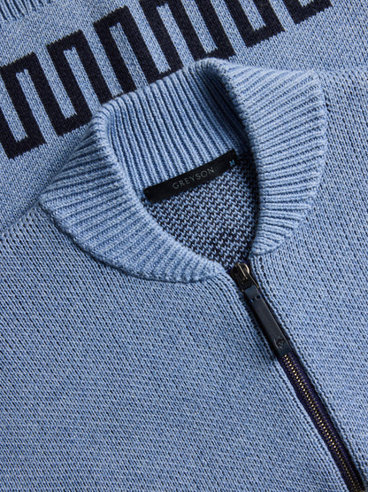 Howling Moon Full-Zip Shawl Cardigan