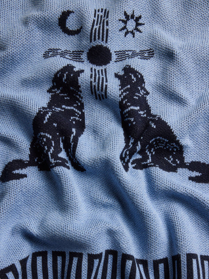 Howling Moon Full-Zip Shawl Cardigan