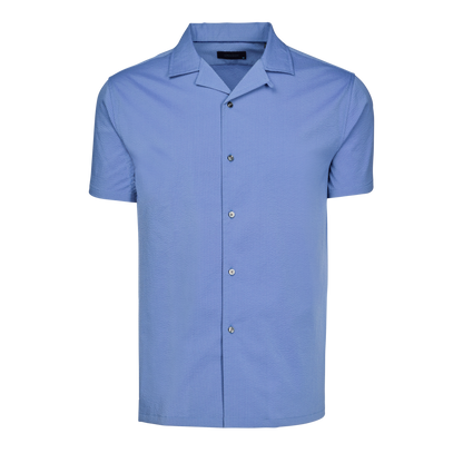 Rhodes Seersucker Camp Shirt